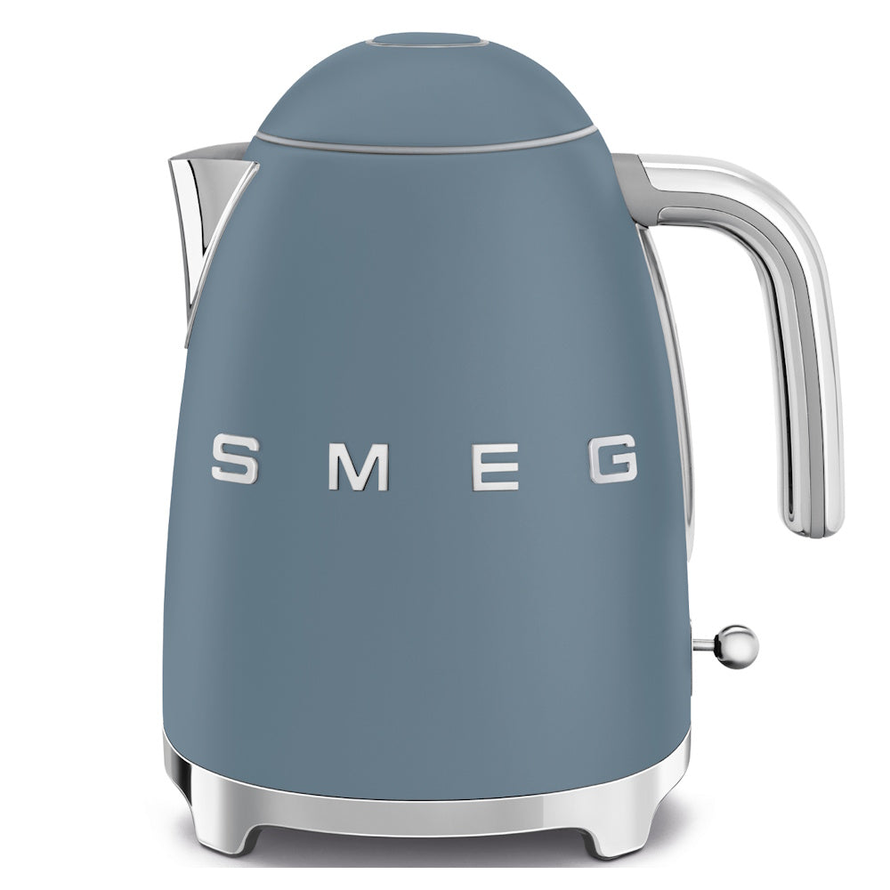 SMEG Jug Kettle Storm Blue Matte 1.7L 3kW (Part No. KLF03SBMUK)