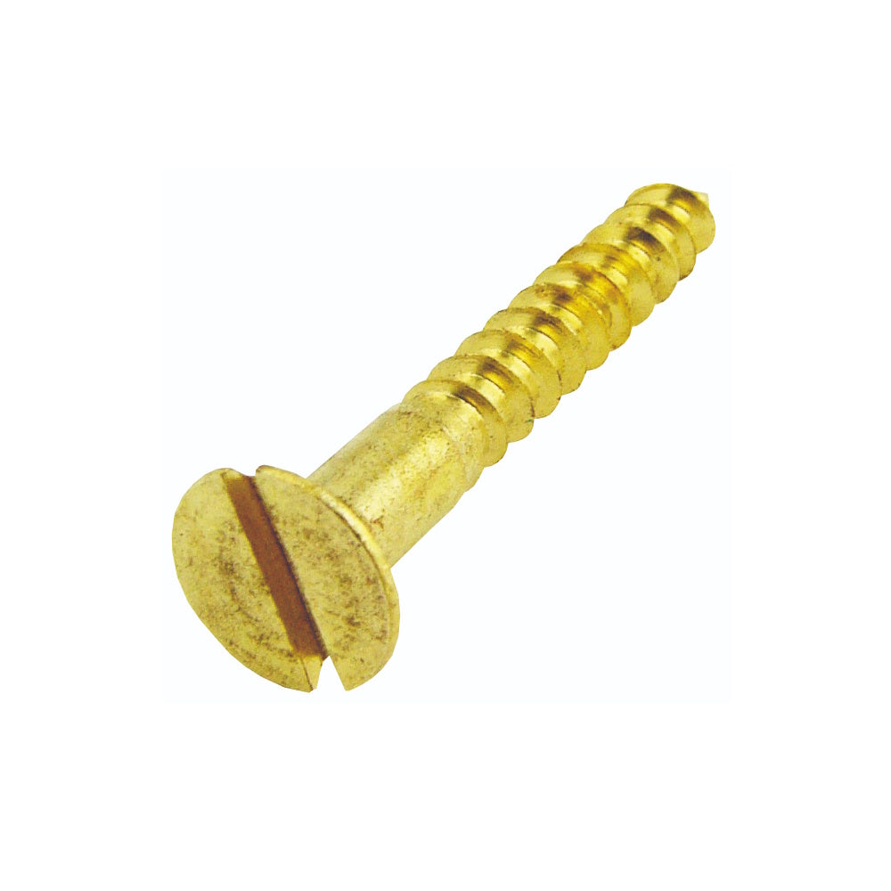 6x3/4in Brass Countersunk Wood Screws – Part No: 145-325-120 Screws Olympic Fixing Products Ltd CarlR Collections_Other Screws Collections_Screws / Nails Collections_Woodscrews DIY Expert DIY Other Screws Product Type_Screws Screws Screws & Nails Woodscrews