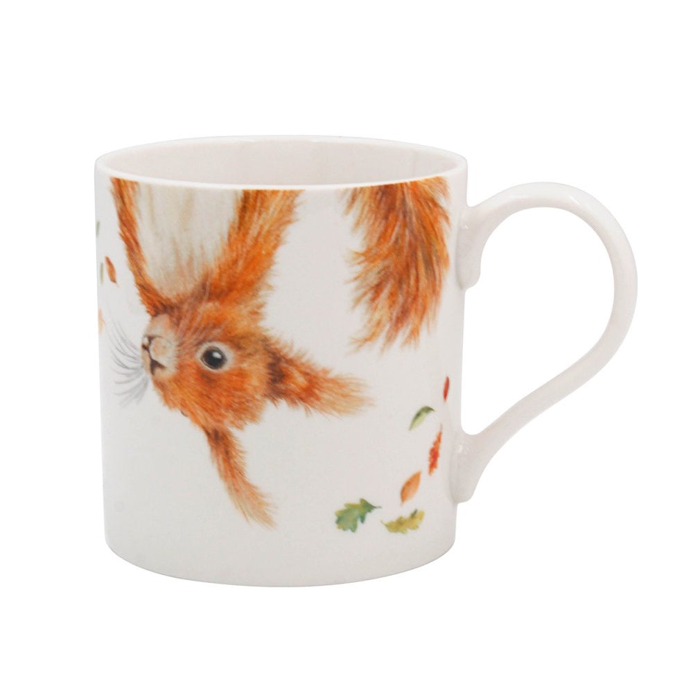 Wildlife Squirrel Mug (Part No. LP90553) Single Mug Lesser & Pavey Ltd Brand_Lesser and Pavey CarlR Collections_Mugs Cups and Saucers Dining & Tableware Kitchen & Dining Lesser & Pavey mug Mugs Mugs Cups & Saucers Product Type_Picnic Dining Product Type_Single Mugs