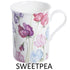 Price & Kensington 0043.012 Viola or Sweetpea China Mug - Pkt 1 - Premium Mugs from Price & Kensington - Just $4.20! Shop now at W Hurst & Son (IW) Ltd