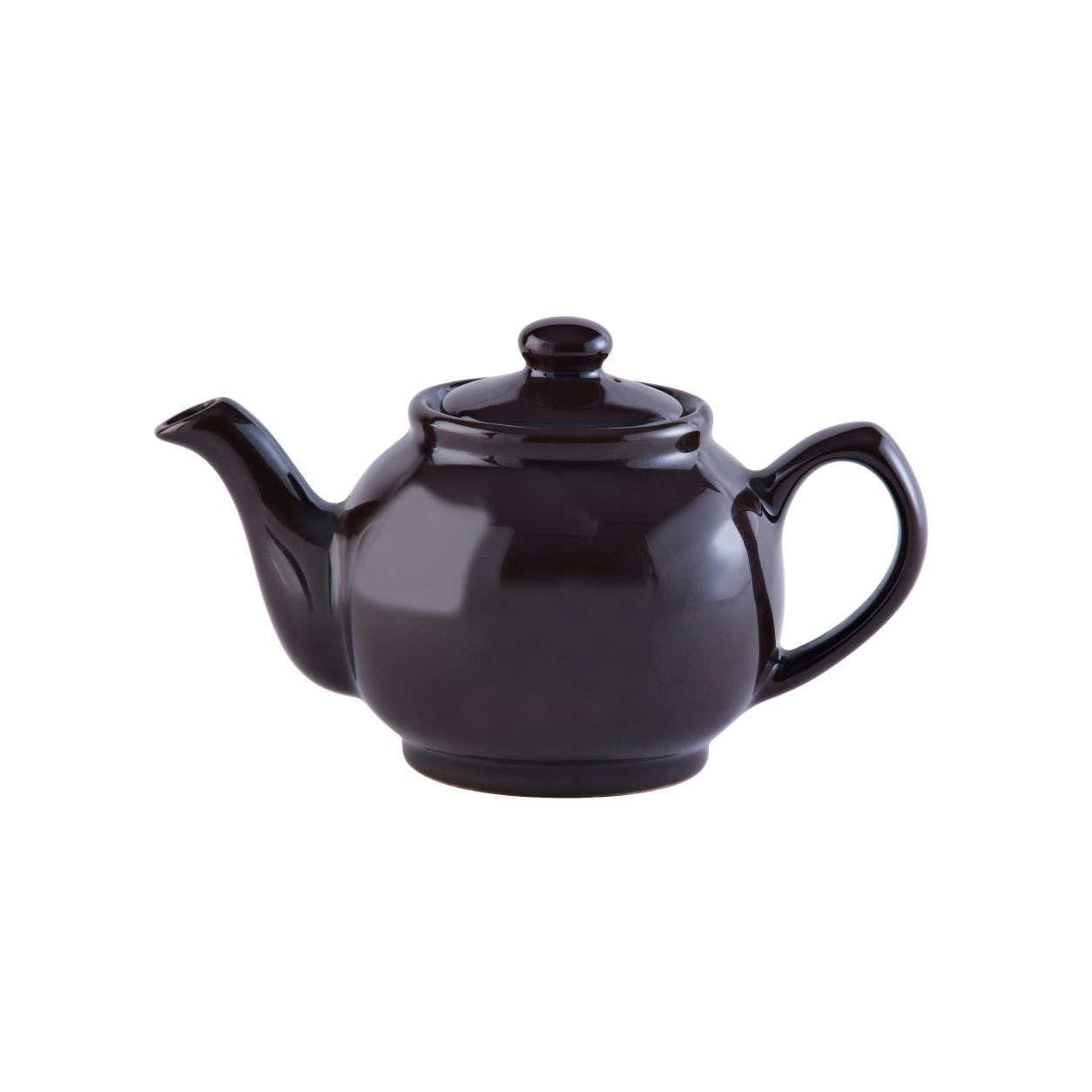 London Pottery Farmhouse Filter Teapot 2 Cup Rockingham Brown
