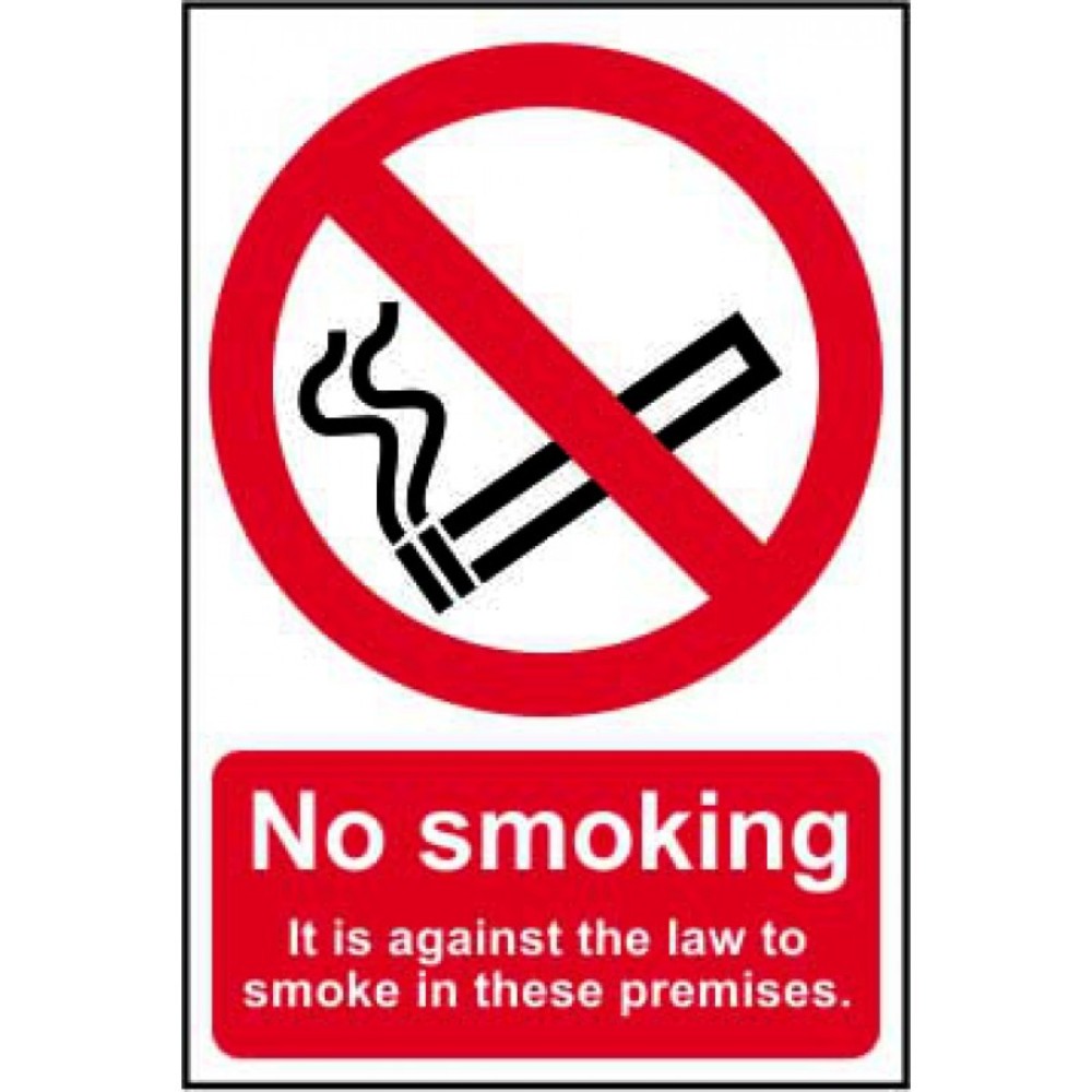 Centurion 0575 No Smoking - It Is Against The Law To Smoke Inside These Premises Sign - 200 x 300mm - Premium Signs / Numbers from Centurion - Just $6.6! Shop now at W Hurst & Son (IW) Ltd