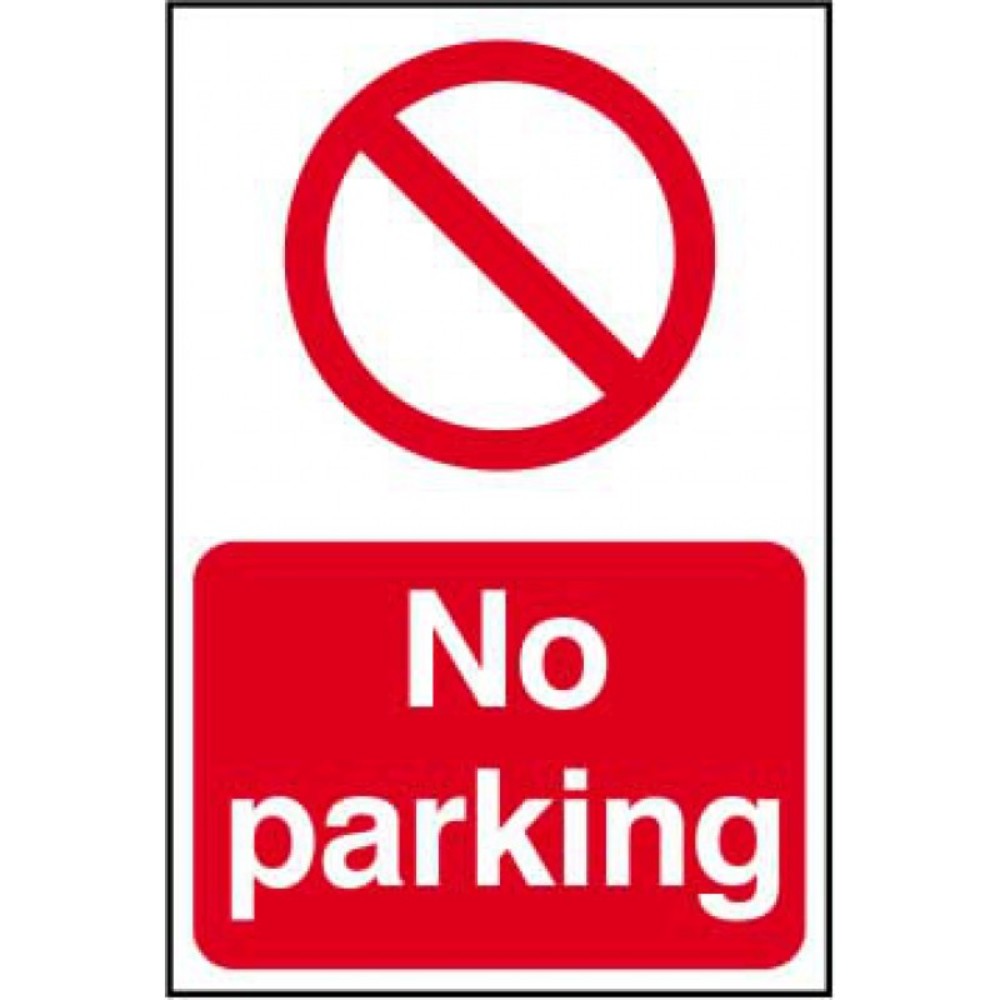 Centurion 0605 No Parking Sign - 200 x 300m - Premium Signs / Numbers from Centurion - Just $8.4! Shop now at W Hurst & Son (IW) Ltd