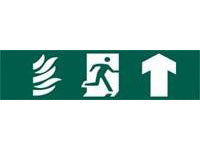 PVC Safety Signs - Fire Exit 200x50mm - Various - Premium Signs / Numbers from Centurion - Just $3.19! Shop now at W Hurst & Son (IW) Ltd
