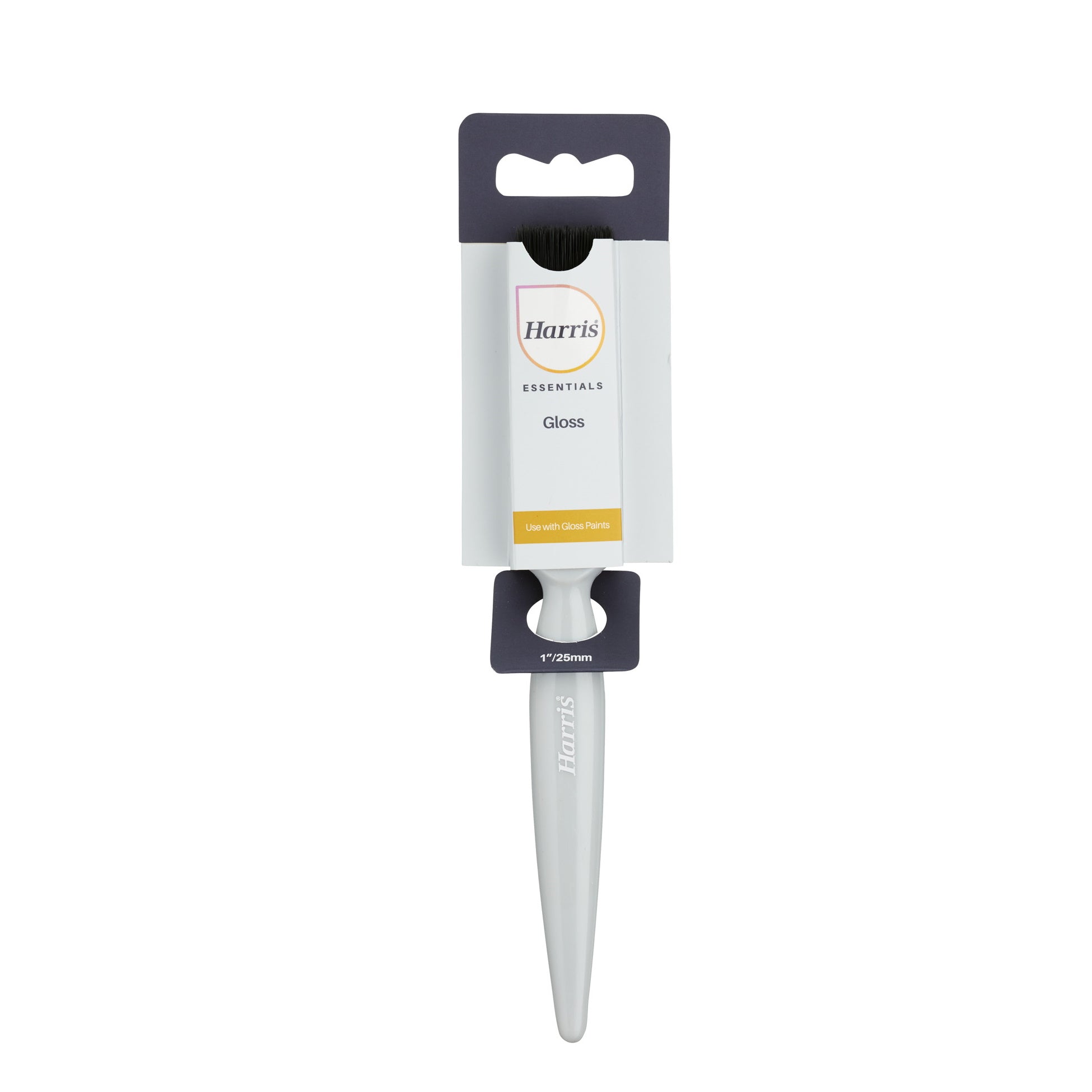 Harris Seriously Good Woodwork Gloss Round Brush - 21mm For Paint, White Bristles