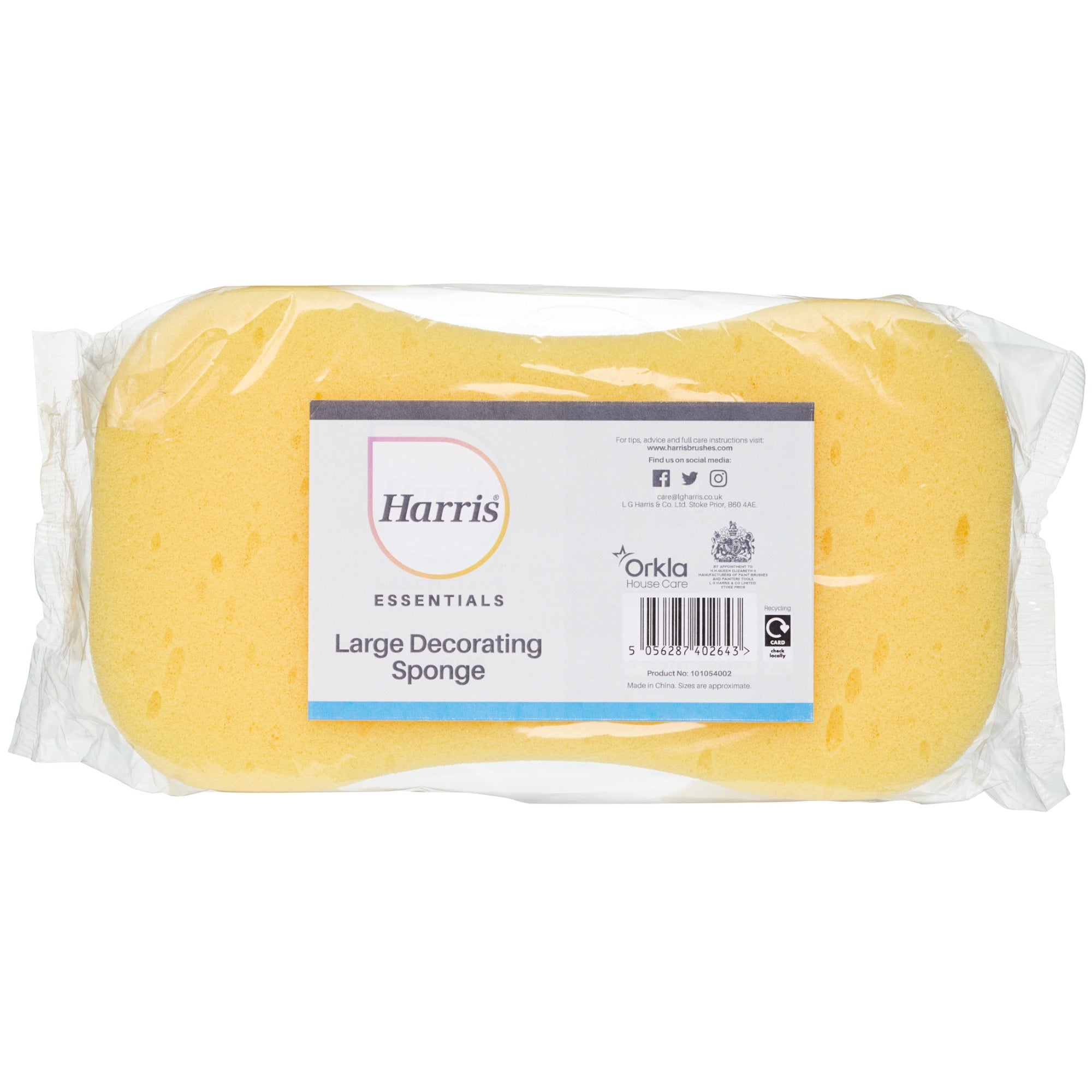 Harris Essentials 101054002 Decorating Sponge - Large Decorating Sponges HARRIS Brand_Harris Clean It Cleaning & Preparation Collections_Wipes / Cloths Decorating Google Product Home Improvement L G Harris LG Harris Product Type_Decorating Sponges Sponges Wipes & Cloths