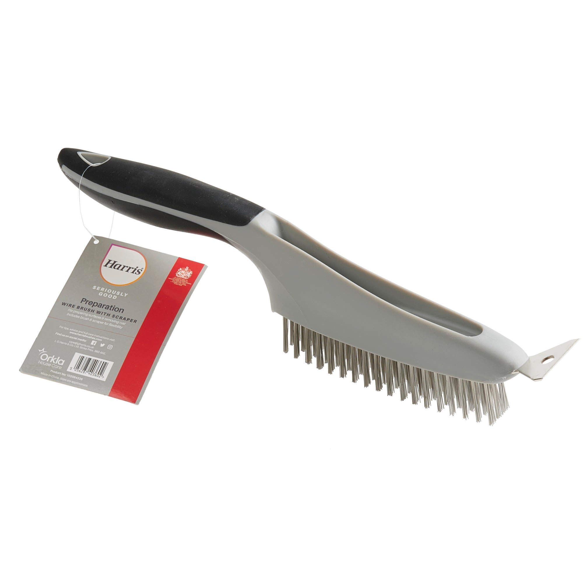 Harris Seriously Good 102064326 Preparation Wire Brush with Scraper - Premium B from HARRIS - Just $5.20! Shop now at W Hurst & Son (IW) Ltd