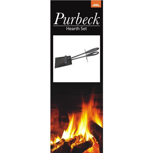 JVL 11-306 Purbeck Hearth Tidy - Black - Premium Fire Irons / Sets from JVL - Just $11.99! Shop now at W Hurst & Son (IW) Ltd