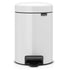 Brabantia 11.21.26 NewIcon Pedal Bin 3Ltr - White - Premium Bins from BRABANTIA - Just $24.95! Shop now at W Hurst & Son (IW) Ltd