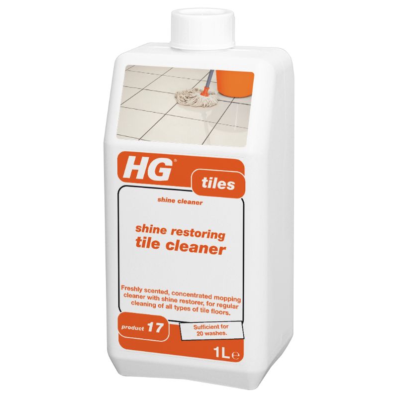 HG 115100106 Tiles Shine Restoring Cleaner 1Ltr Bottle - Premium Kitchen Cleaning from hg - Just $7.80! Shop now at W Hurst & Son (IW) Ltd