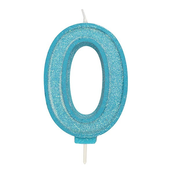 Culpitt Birthday Candle - Blue Sparkle - Various Numbers - Premium Cake Decorating from Culpitt Ltd - Just $1.50! Shop now at W Hurst & Son (IW) Ltd