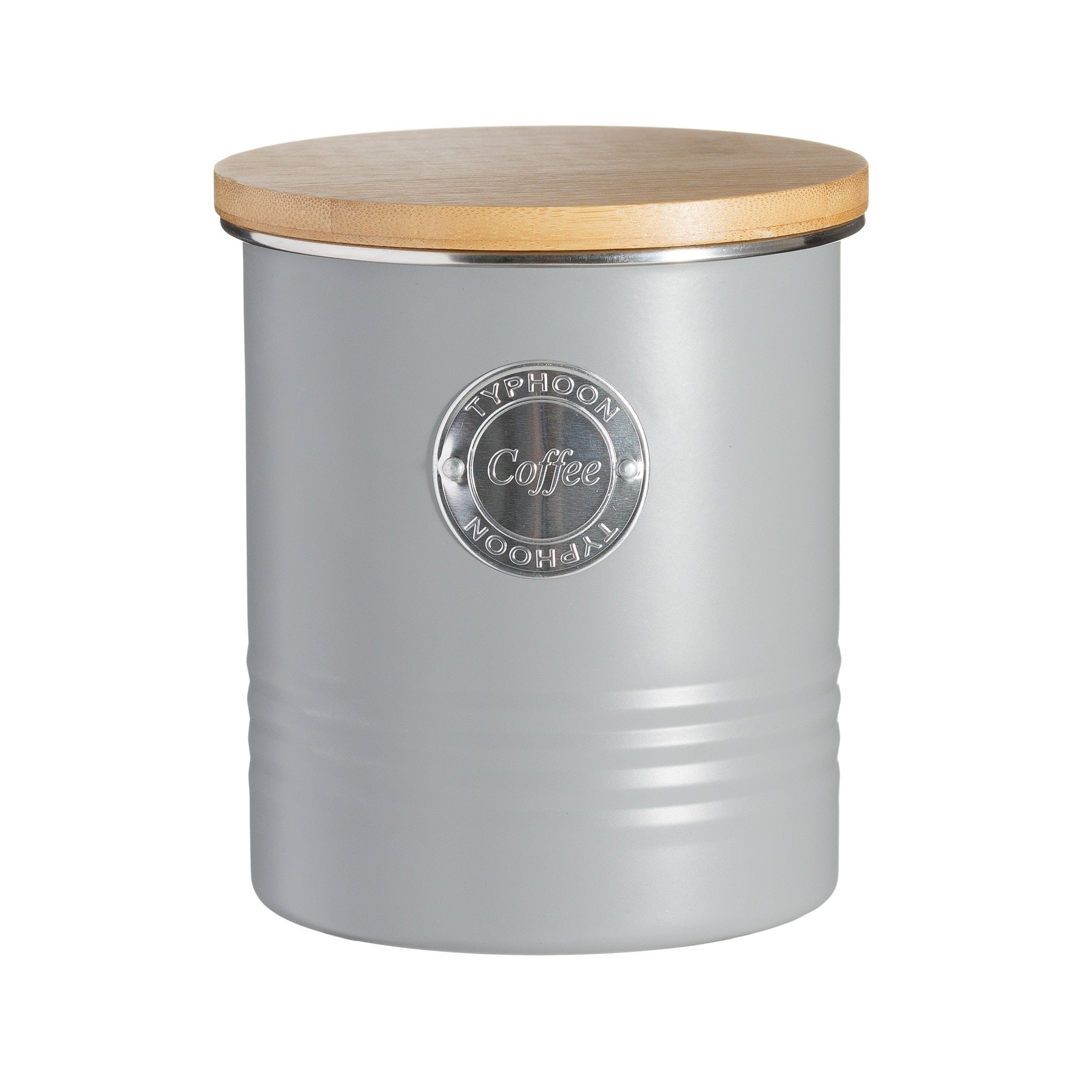 Typhoon 1400.732 Living Coffee Canister & Lid - Grey - Premium Tea Coffee Sugar Canisters from Typhoon - Just $8.95! Shop now at W Hurst & Son (IW) Ltd