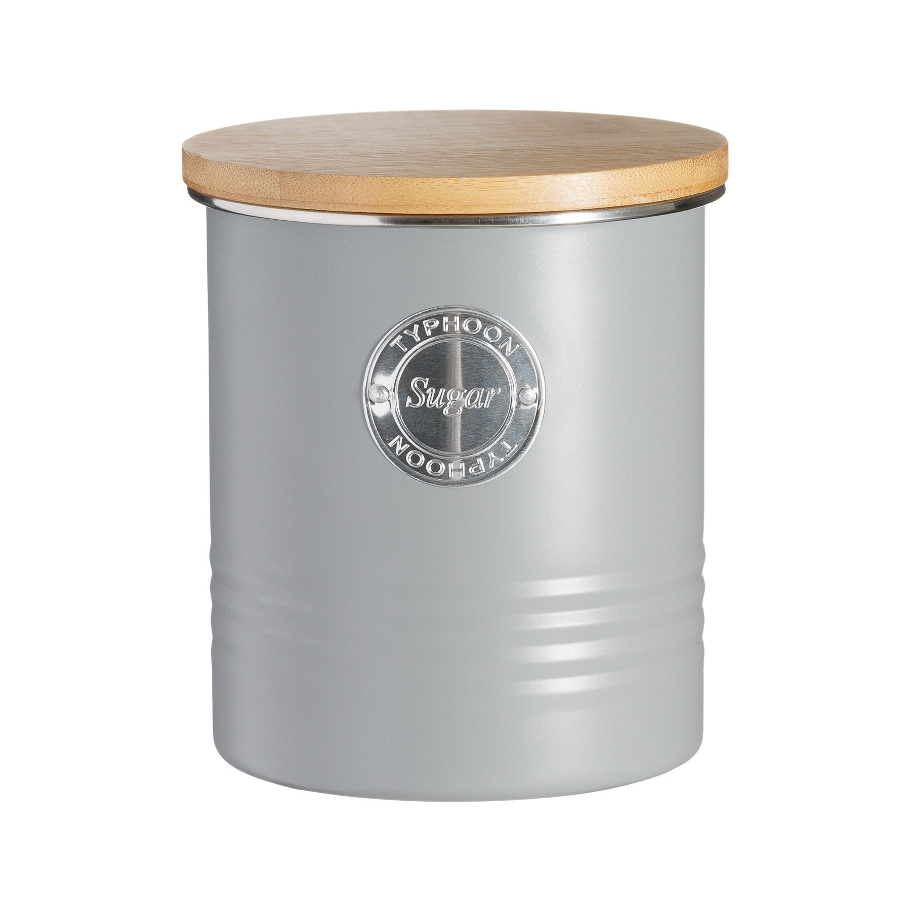 Typhoon 1400.733 Living Sugar Canister & Lid - Grey - Premium Tea Coffee Sugar Canisters from Typhoon - Just $8.95! Shop now at W Hurst & Son (IW) Ltd