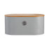 Typhoon 1400.734 Living Bread Bin & Lid - Grey Bread Bins Typhoon Brand_Typhoon Collections_Kitchen Organisation Food Storage Google Product Kitchen & Dining Kitchen & Food Storage Kitchen Organisation Product Type_Bread Bins Rayware Typhoon