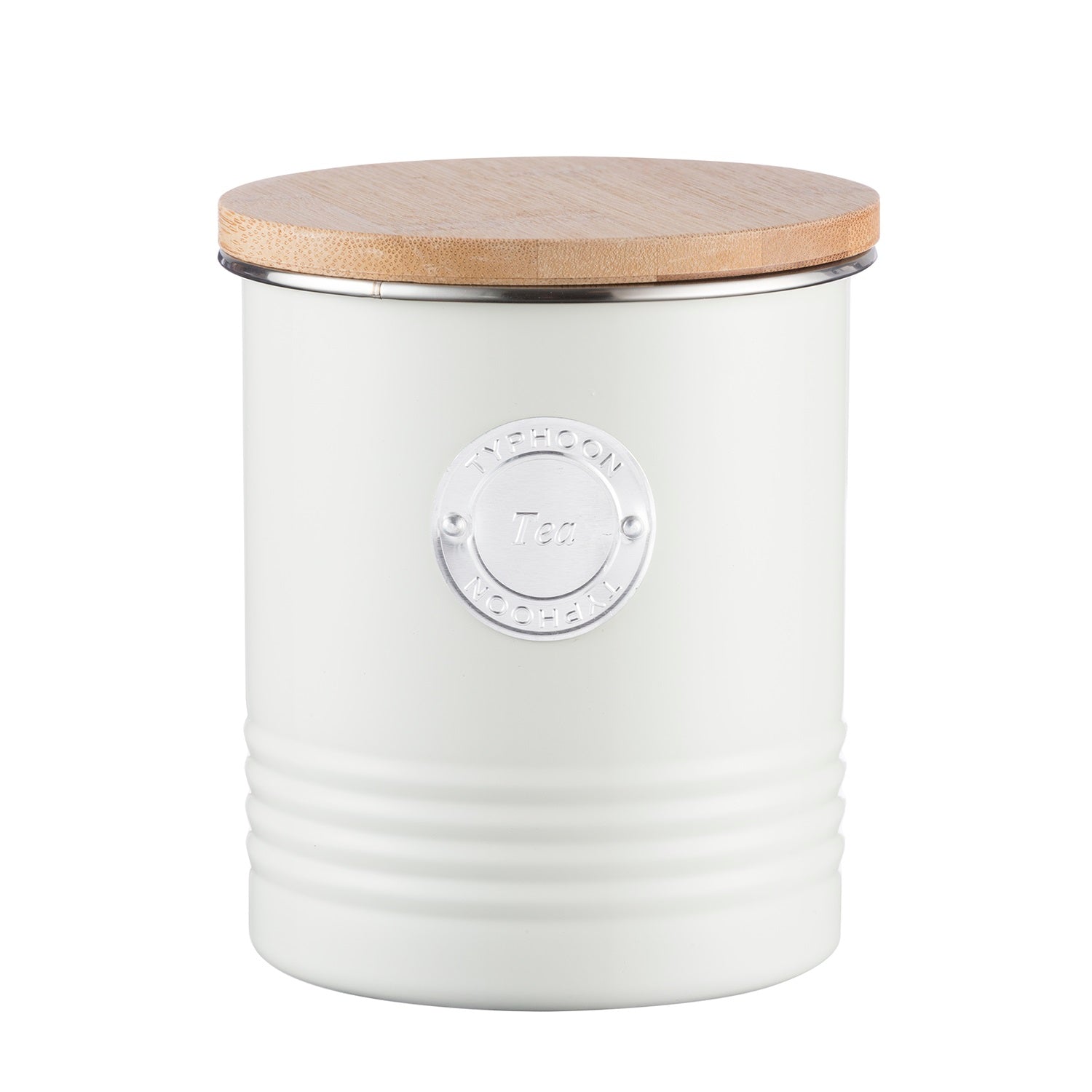 Typhoon 1400.974 Living Tea Canister & Lid - Cream - Premium Tea Coffee Sugar Canisters from Typhoon - Just $8.95! Shop now at W Hurst & Son (IW) Ltd