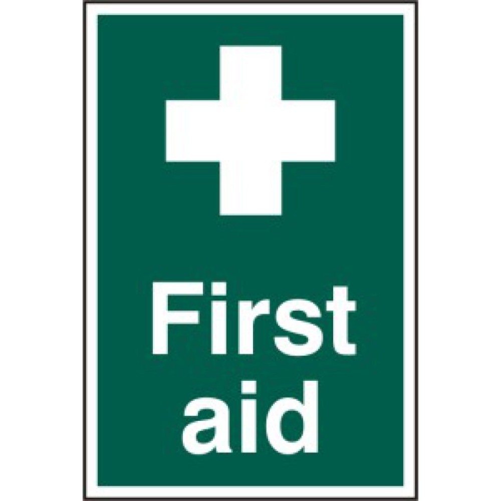 Centurion 1550 First Aid Sign - 200 x 300m - Premium Signs / Numbers from Centurion - Just $8.4! Shop now at W Hurst & Son (IW) Ltd