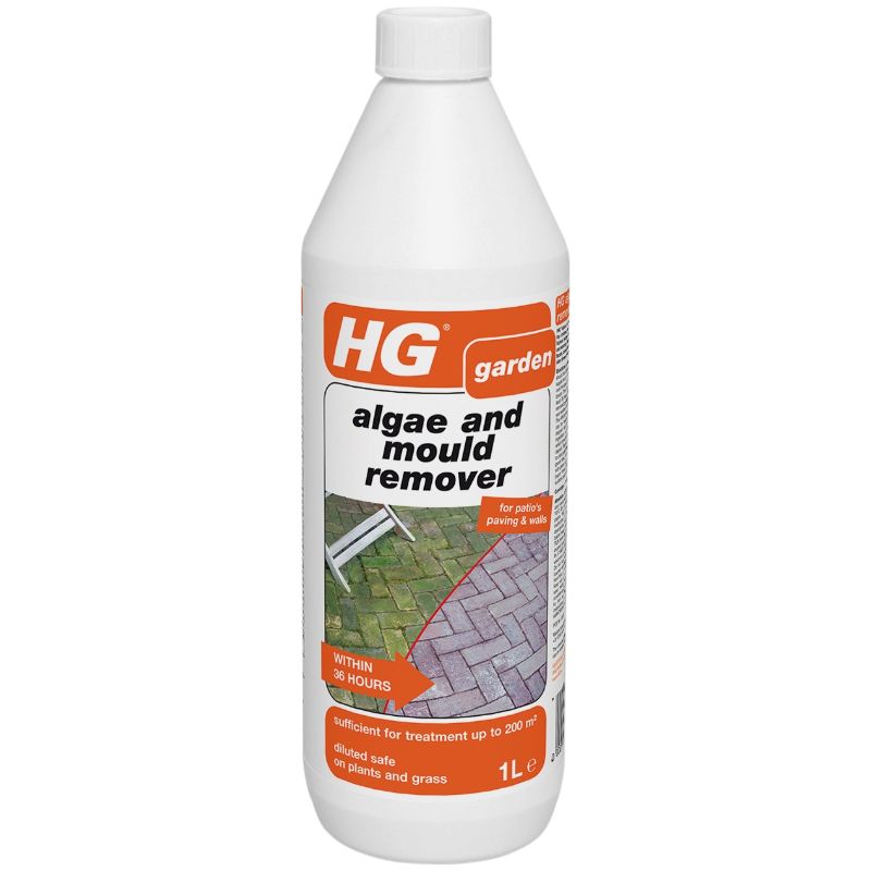 HG 181100106 Garden Algae and Mould Remover 1Ltr Bottle - Premium Outdoor Cleaner / Restorer from hg - Just $6.95! Shop now at W Hurst & Son (IW) Ltd