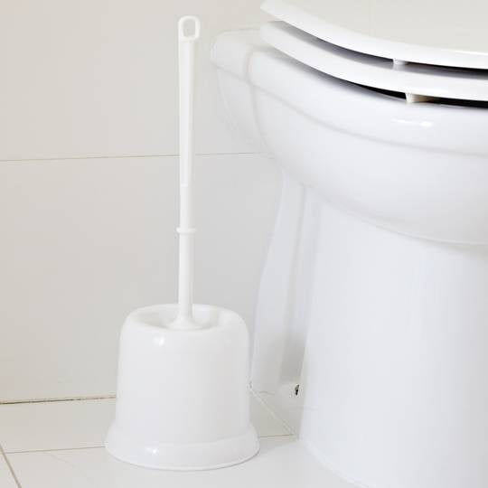 Addis 510238 Lavatory Brush Set Round - White - Premium Toilet Brushes from Addis - Just $6.40! Shop now at W Hurst & Son (IW) Ltd