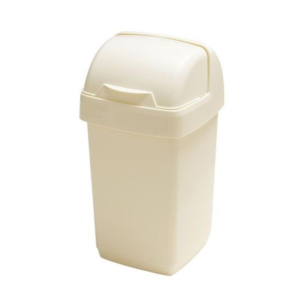 Addis 510503 Roll Top Bin 10Ltr - Linen - Premium Bins from ADDIS - Just $10.99! Shop now at W Hurst & Son (IW) Ltd