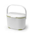 Addis 515465 Compost Caddy 2.5Ltr - White & Green - Premium Food Bins from Addis - Just $14.99! Shop now at W Hurst & Son (IW) Ltd