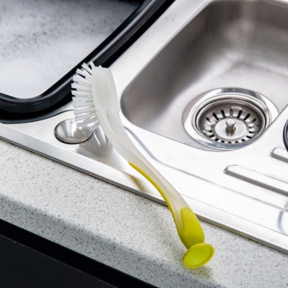 Addis Dishbrush with Suction Cup End - 517266 Brushes / Brooms ADDIS ADDIS Bins Brand_Addis Cleaning Equipment Collections_Cleaning Equipment Google Product Home & Garden Product Type_Brushes / Brooms