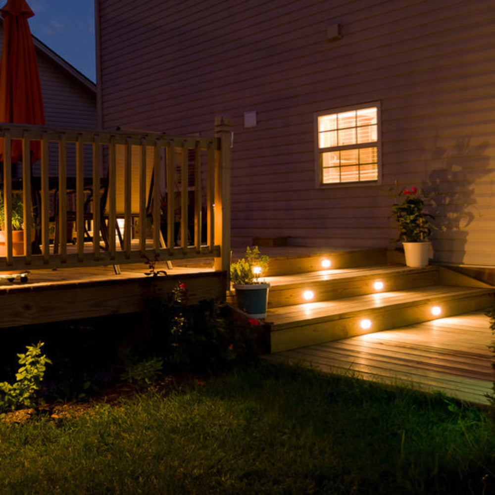 Birkdale Ellumiere Deck Light Small – Set of 4 - 01EL091 Spotlight Birkdale Birkdale Brand_Birkdale CarlR Collections_Security / General Ironmongery Ellumiere Feb22 Garden Lights Google Product Product by Type_Spotlight Product Type_ Night Lights / Security Product Type_Home Security Product Type_Spotlight security