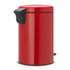 Brabantia 11.20.03 NewIcon Pedal Bin 12Ltr - Passion Red - Premium Bins from BRABANTIA - Just $36.5! Shop now at W Hurst & Son (IW) Ltd