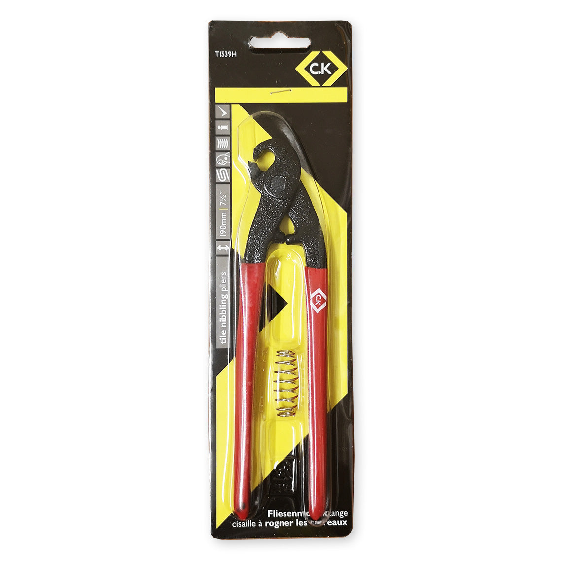 C.K T1539H Tile Nibbling Pliers 190mm / 7½" - Premium Tile Nibblers from Carl Kammerling - Just $7.99! Shop now at W Hurst & Son (IW) Ltd