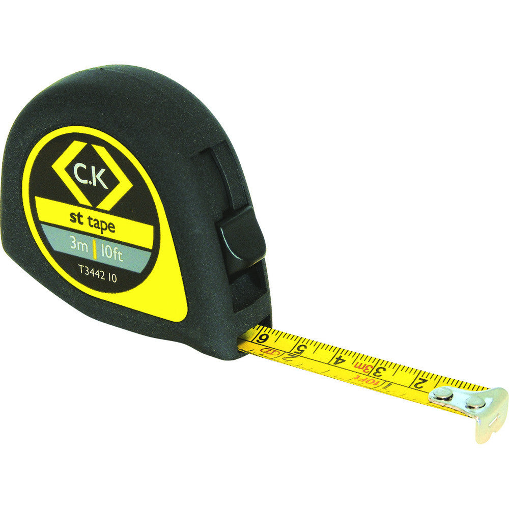 C.K T344210 Softech Tape Measure 3 Metre - Premium Tape Measures from Carl Kammerling - Just $5.55! Shop now at W Hurst & Son (IW) Ltd
