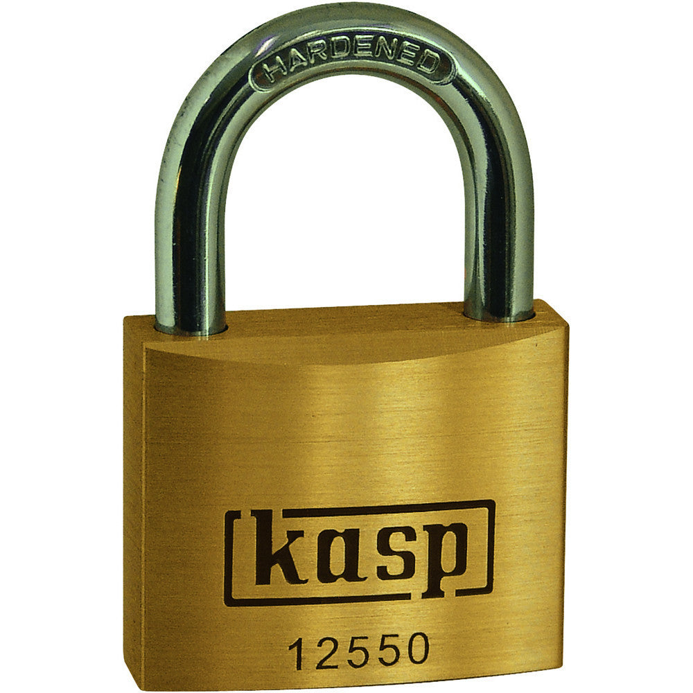 Kasp K12550D Premium Brass Padlock 50mm - Premium Padlocks from KASP - Just $15.95! Shop now at W Hurst & Son (IW) Ltd