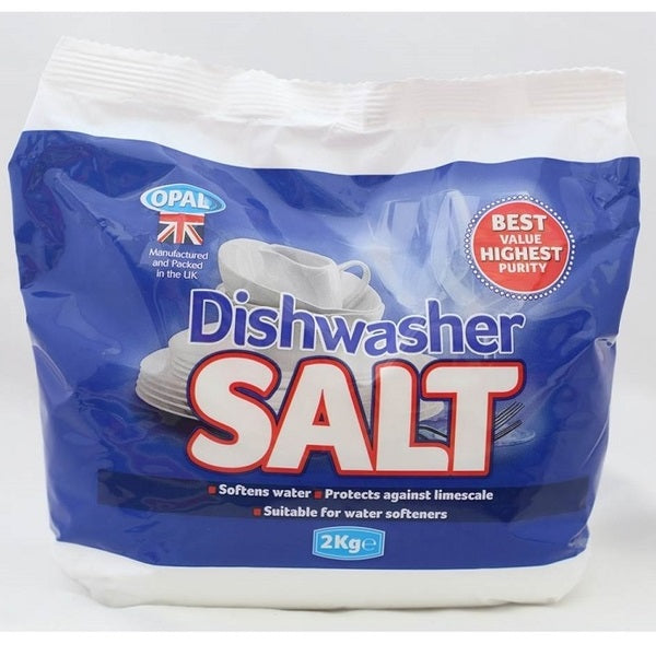 Opal Dishwasher Salt 2Kg Granules - Premium Washing Up / Dishwasher from Opal - Just $3.65! Shop now at W Hurst & Son (IW) Ltd