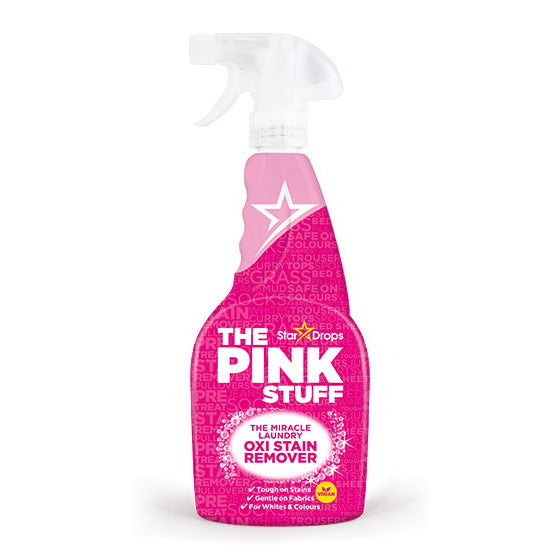 The Pink Stuff The Miracle Laundry Oxi Stain Remover 500ml Spray Laundry Care Stardrops Brand_The Pink Stuff Cleaning Consumables Collections_Cleaning Consumables Housewares iowonly Not Google Product Type_Laundry Care Stardrops The Pink Stuff