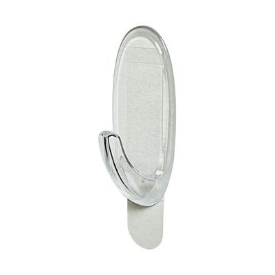 Command 17091CLR 2 Clear Medium Hooks with Clear Strips - Premium Adhesive Hooks from COMMAND - Just $4.4! Shop now at W Hurst & Son (IW) Ltd