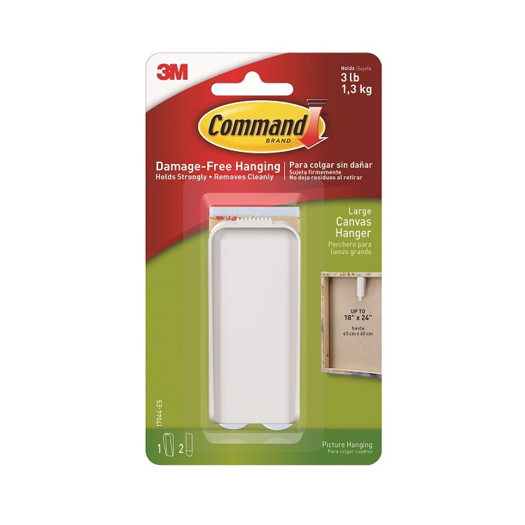 Command 17044 Large White Canvas / Picture Hanger - Premium Picture Hanging from COMMAND - Just $4.99! Shop now at W Hurst & Son (IW) Ltd