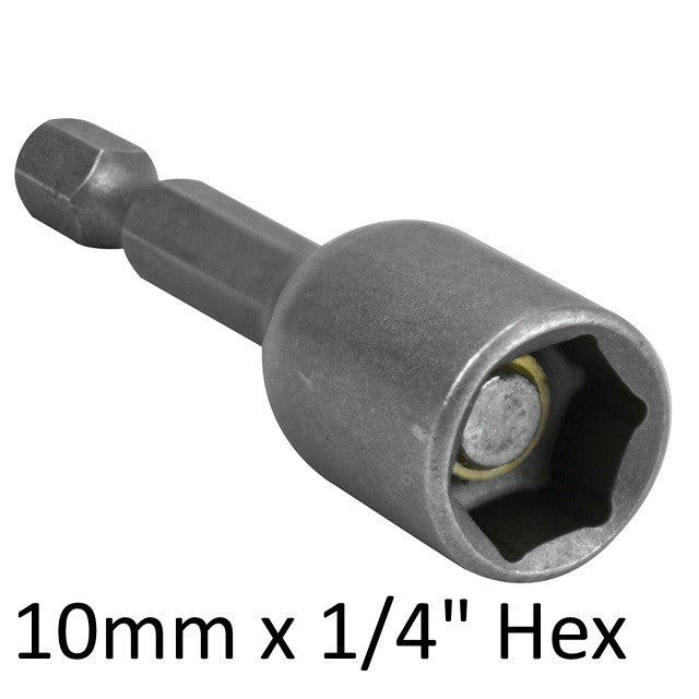 Faithfull Magnetic Hex Nut Driver - Various Sizes - Premium 1/4" drive Sockets from Faithfull - Just $4.19! Shop now at W Hurst & Son (IW) Ltd