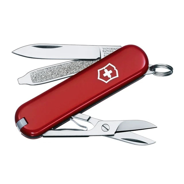 Victorinox 0620300 Classic Knife - Red - Premium Penknives / Multi-Tools from VICTORINOX - Just $21.00! Shop now at W Hurst & Son (IW) Ltd