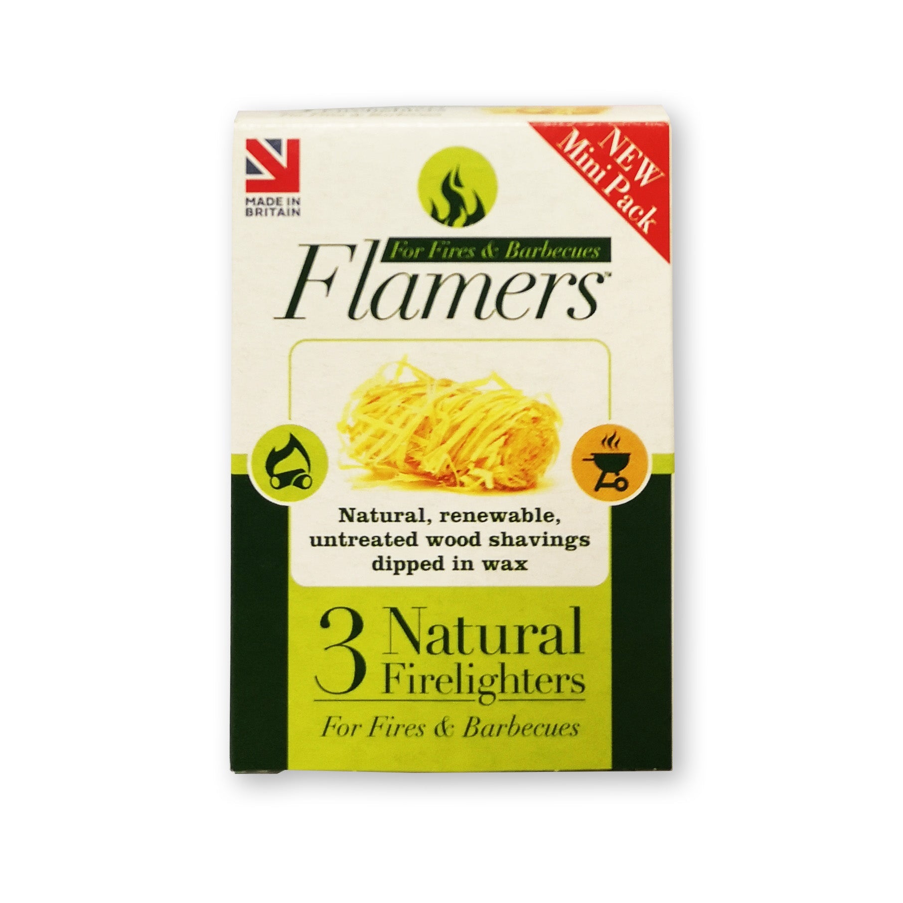 Flamers Natural Firelighters - Pack of 3 - Premium Fuel / Firelighters from Flamers - Just $0.99! Shop now at W Hurst & Son (IW) Ltd