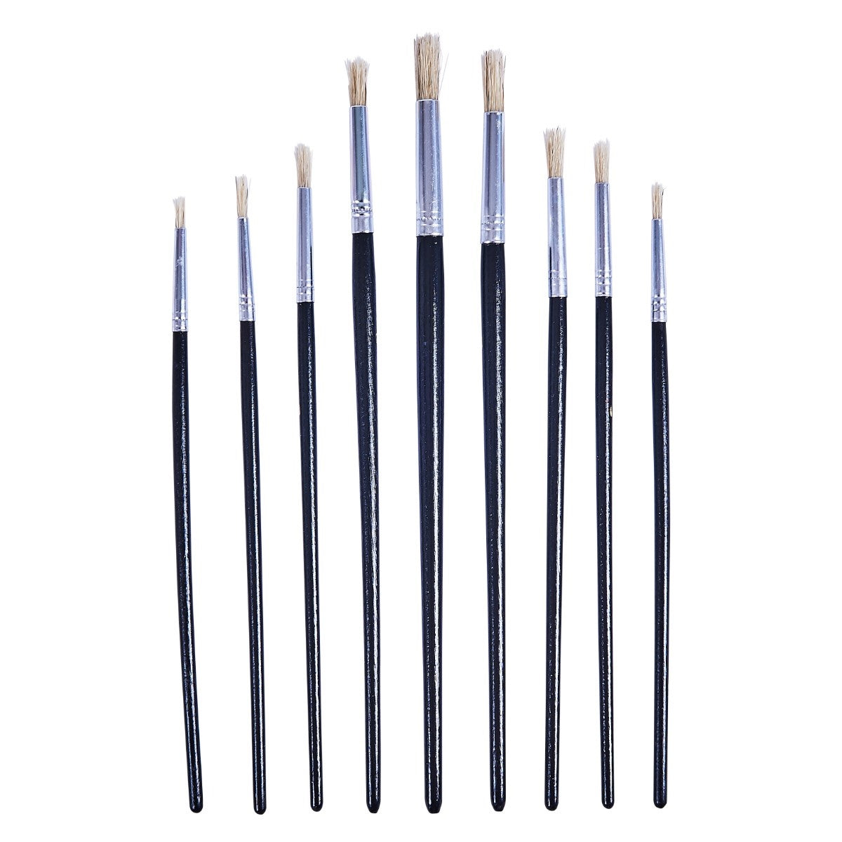Amtech S4135 Art Paint Brush 9 Piece Set - Round Tips - Premium Paint Brushes from DK Tools - Just $2.5! Shop now at W Hurst & Son (IW) Ltd