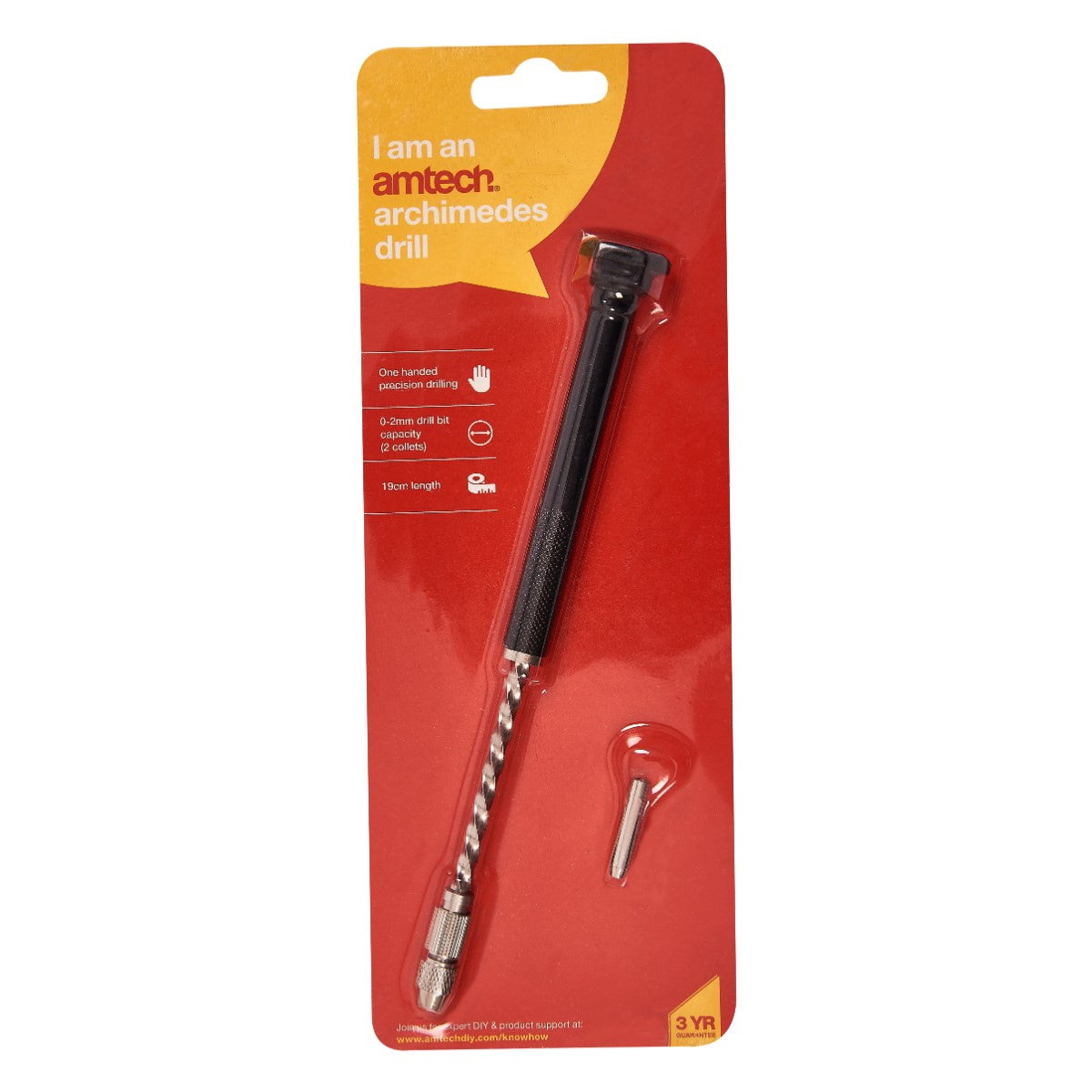 Amtech R0282 Archimedes Drill - Premium Hand Drills from DK Tools - Just $4.5! Shop now at W Hurst & Son (IW) Ltd