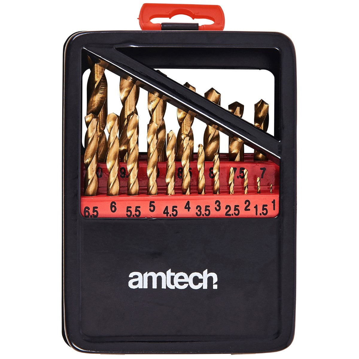 Amtech F1140 Titanium Coated Drill Bit 19Pce Set - Premium Drill Bits HSS B B from DK Tools - Just $11.5! Shop now at W Hurst & Son (IW) Ltd