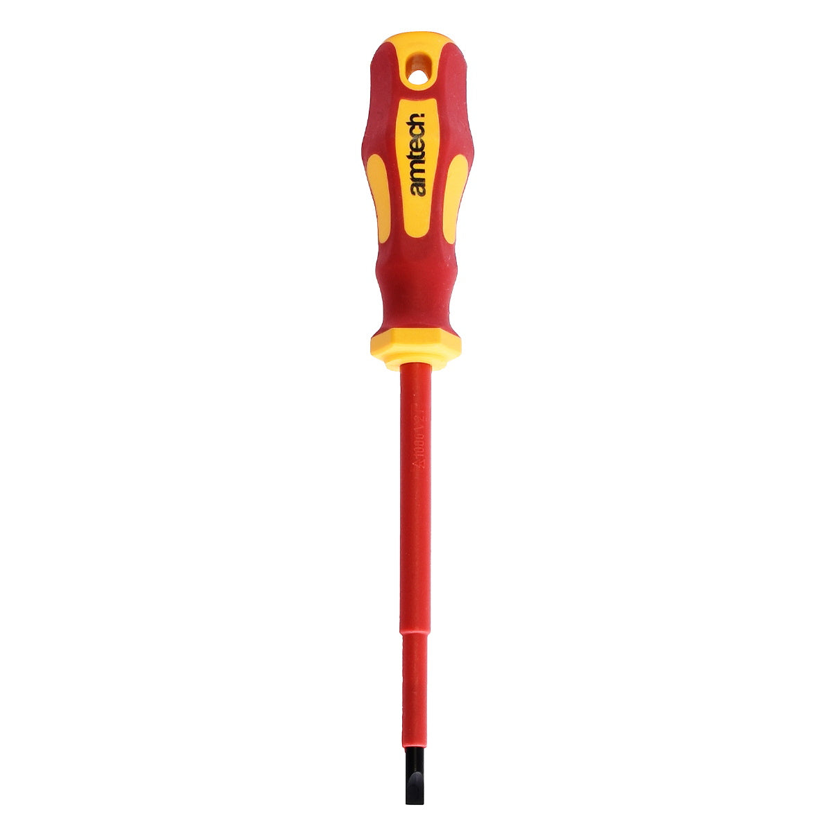 Amtech L0659 Slotted VDE 1000V Electrical Screwdriver Size 5 x 125mm - Premium Screwdrivers Electrical from DK Tools - Just $2.5! Shop now at W Hurst & Son (IW) Ltd
