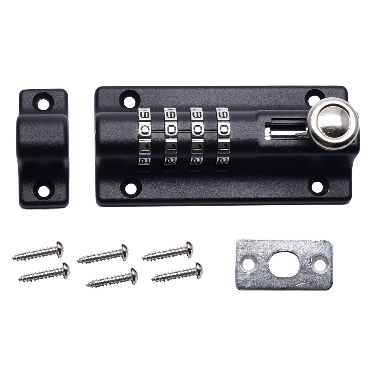 Amtech T1151 Keyless Combination Security Locking Bolt - Premium Door Bolts from DK Tools - Just $11.99! Shop now at W Hurst & Son (IW) Ltd