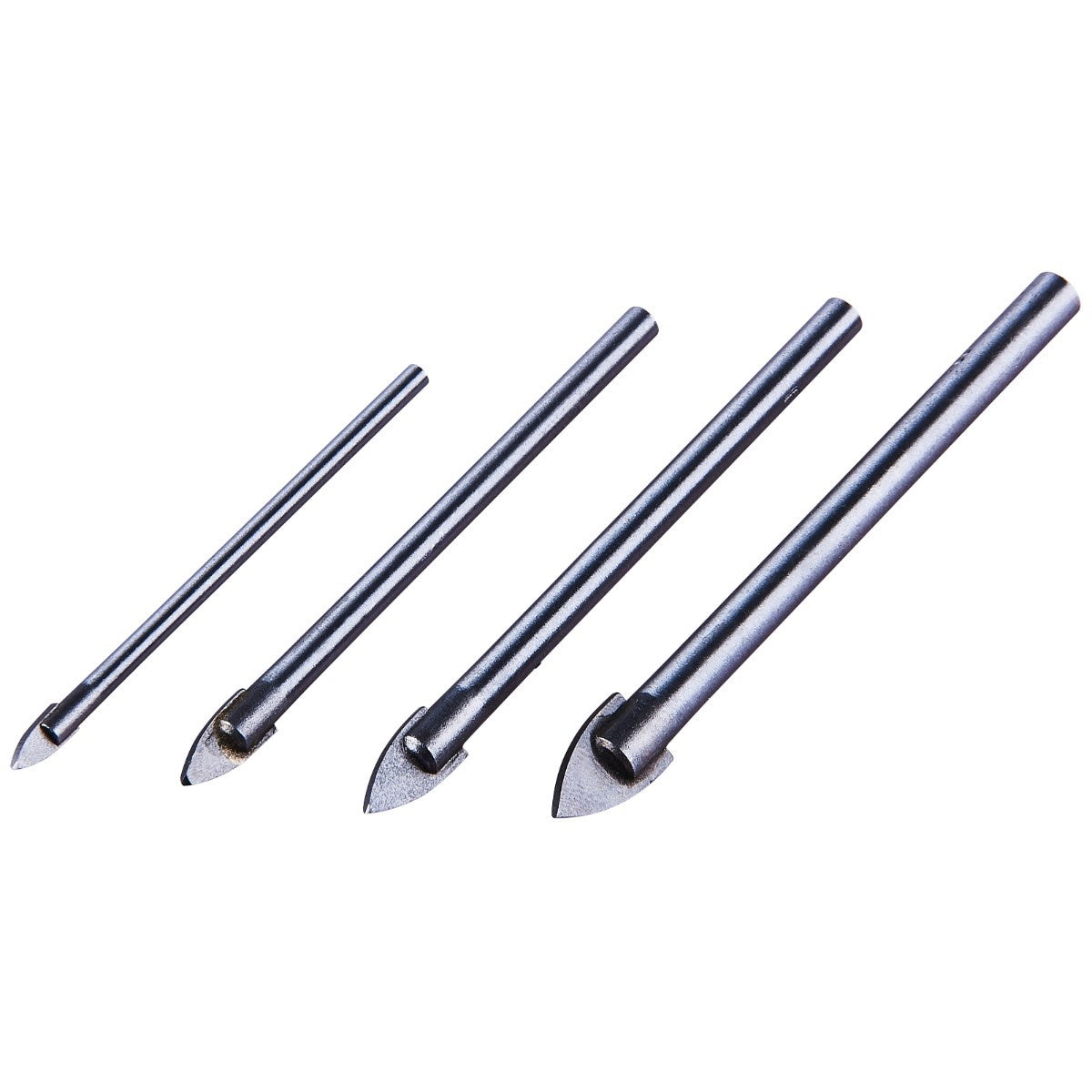 Amtech F0970 Glass & Mirror Drill Bit 4Pce Set Drill Bits Tile and Glass DK Tools Am-tech Amtech Bits Brand_Amtech Collections_Power Tools Accessories DK Tools Google Product Power Tools Power Tools Accessories Product Type_Drill Bits Tile and Glass Tools