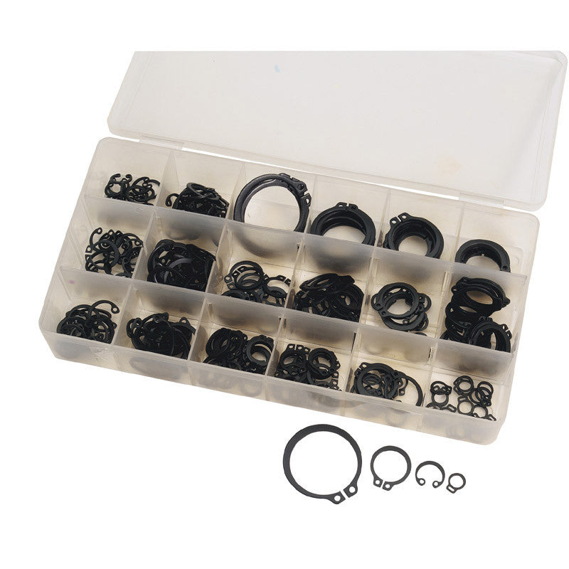 Draper 56379 Internal or External Circlip - Various Sizes Clips / Pins Draper Brand_Draper Collections_More Fixings / Fasteners Draper Fixings & Fasteners Ironmongery More Fixings & Fasteners Not Google Product Type_Clips / Pins