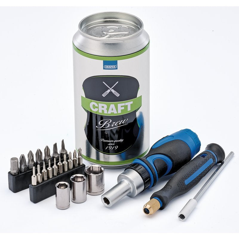 Draper 04775 Craft Brew 23Pce Screwdriver Bit Set - Premium Ratchet Screwdrivers from Draper - Just $9.95! Shop now at W Hurst & Son (IW) Ltd