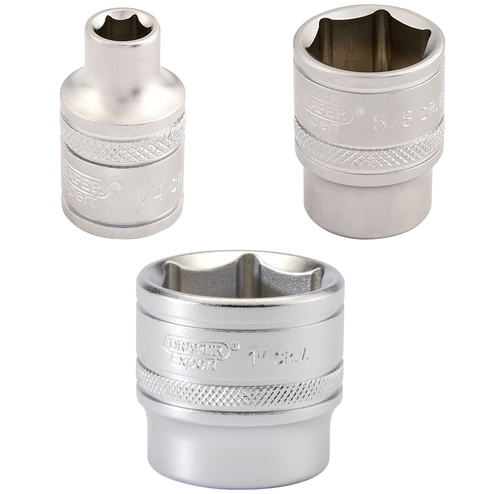 Draper Expert 3/8" Square Drive 6 Point Imperial Socket - Various Sizes - Premium 3/8" drive Sockets from Draper - Just $2! Shop now at W Hurst & Son (IW) Ltd