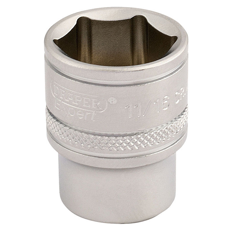 Draper Expert 3/8" Square Drive 6 Point Imperial Socket - Various Sizes - Premium 3/8" drive Sockets from Draper - Just $2.40! Shop now at W Hurst & Son (IW) Ltd