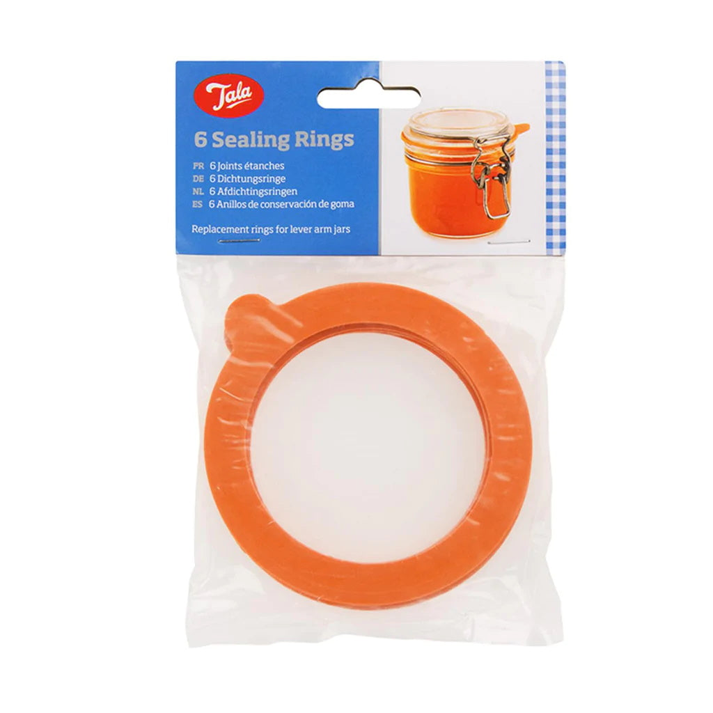 Tala 10A00129 Sealing Rings for Lever Arm Jars Pkt6 - Premium Jars & Bottles from TALA - Just $1.99! Shop now at W Hurst & Son (IW) Ltd