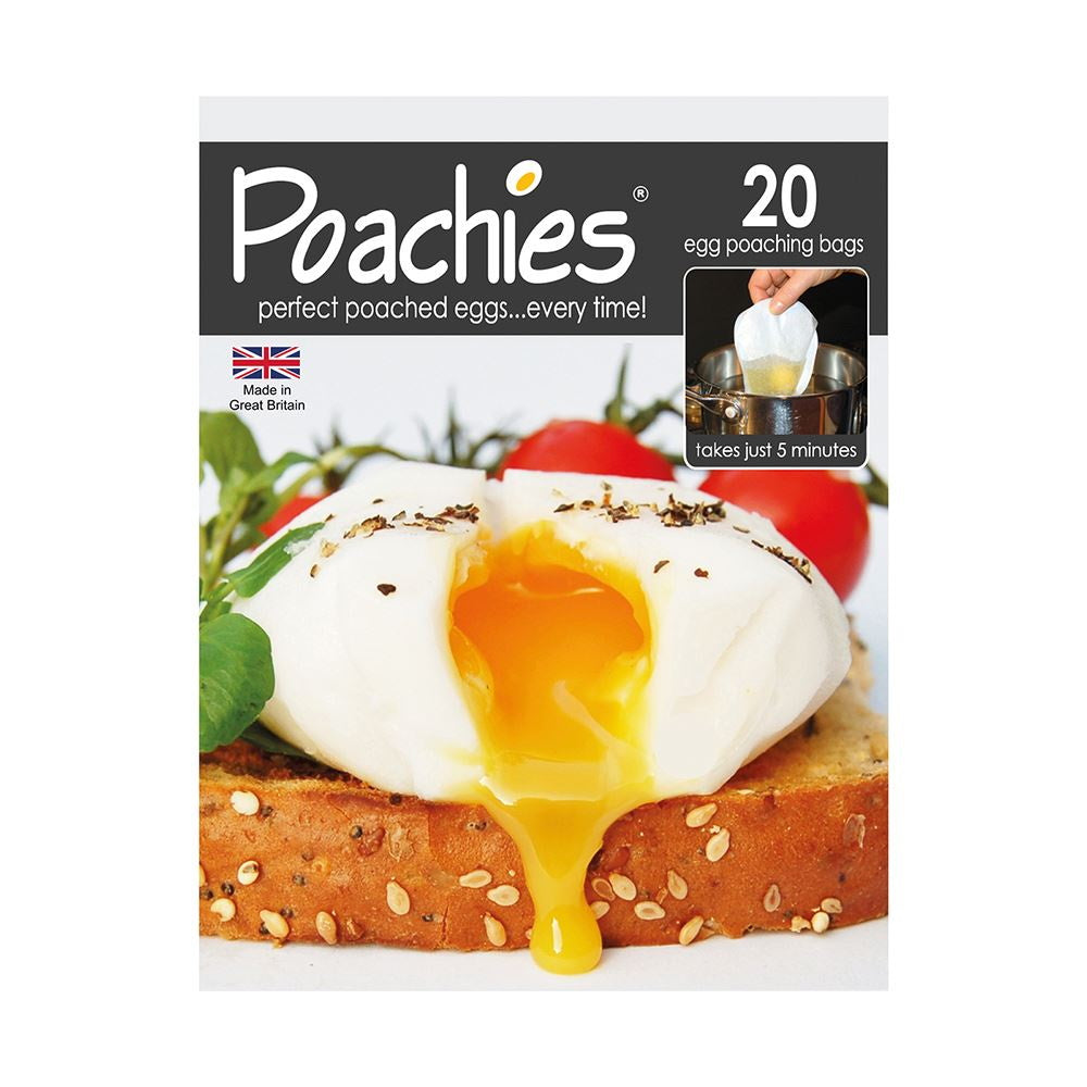 Poachies 511001 Egg Poaching Bags - Pack of 20 - Premium Egg Poachers from Poachies - Just $3.3! Shop now at W Hurst & Son (IW) Ltd