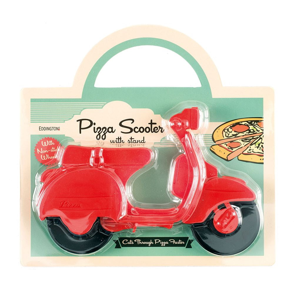 Eddingtons 730005 Pizza Scooter Pizza Cutter with Stand - Premium Pizza Wheels from eddingtons - Just $8.7! Shop now at W Hurst & Son (IW) Ltd